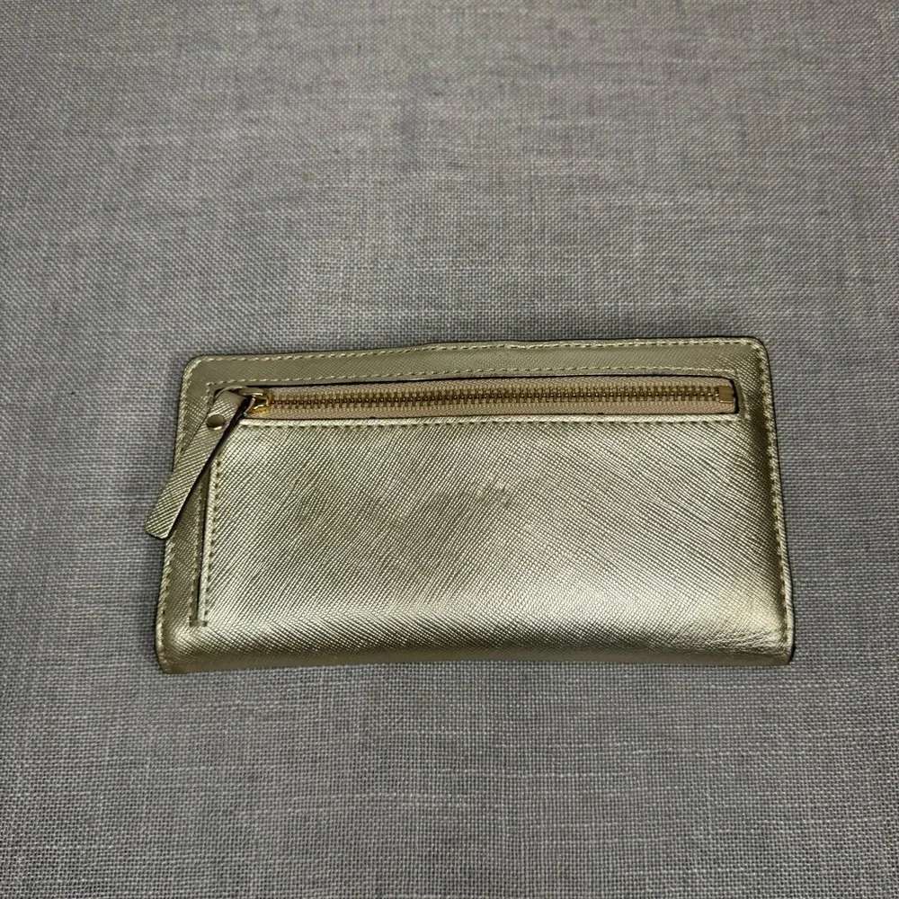 kate spade new york Cameron Street Stacy Wallet Metallic Light Rose GOLD